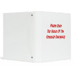 Please State The Nature Of The Financial Emergency binders