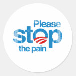 Please stop the pain Faded.png Round Sticker