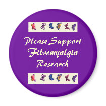 Please Support Fibromyalgia Research Magnet