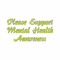 Please Support Mental Health Awareness-Jacket embroidered shirts by pammys Please Support Mental Health Awareness-Jacket embroidered shirts