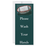 PLEASE WASH HANDS: RACK CARD: ART