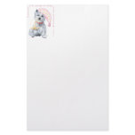 Pleasing Dreams Westie - in Pink Stationery Design