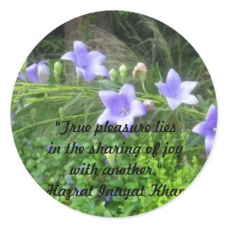 Pleasure Hazrat Inayat Khan Sticker sticker