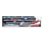Pledge of Allegiance Bumper Sticker