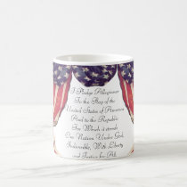 Pledge of Allegiance Flag Mug