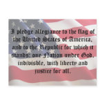 Pledge of Allegiance Postcard