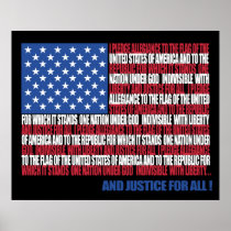Pledge of Allegiance poster