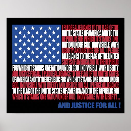 Pledge of Allegiance poster