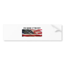 Pledge of Allegiance. Trust in God. Bumper Stickers