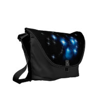 Pleiades Blue Star Cluster Messenger Bags