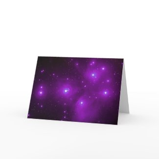 Pleiades in Purple Card card