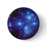 Pleiades Open Star Cluster Seven Sisters in Taurus Pinback Buttons