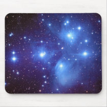 Pleiades Open Star Cluster Seven Sisters in Taurus Mouse Pad