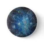 Pleiades Space Art Constellation Painting Print Pin