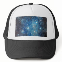 Pleiades Space Art Constellation Painting Print Trucker Hat