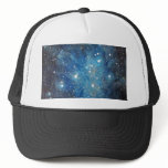 Pleiades Space Art Constellation Painting Print hats