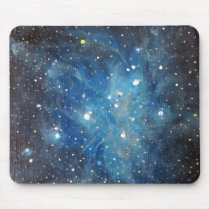 Pleiades Space Art Constellation Painting Print Mouse Pads