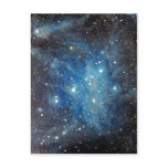 Pleiades Space Art Constellation Painting Print Post Cards