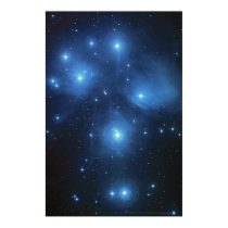Pleiades Star Cluster 18x12 (16x11) posters by meralee Pleiades Star Cluster 18x12 (16x11) posters