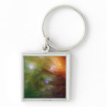 Pleiades The 7 sisters  in infrared Key Chain