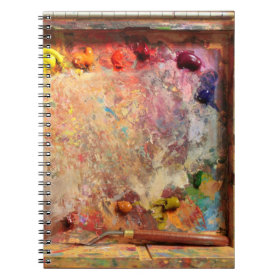 Plein Air Painting Artist's Palette Journal Spiral Note Books