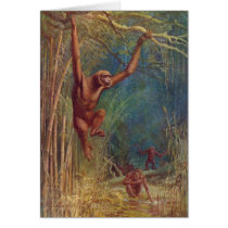 Pliopithecus Antique Print cards