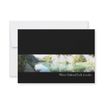 plitvice national park, croatia custom invites
