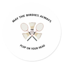 Plop on Your Head Badminton