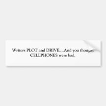 Plot and Drive Bumper Sticker