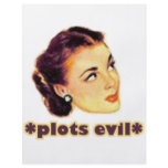 Plotting Evil Full Color Flyer