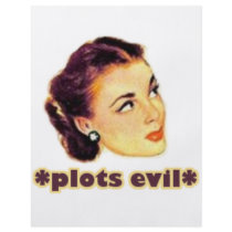 Plotting Evil Full Color Flyer