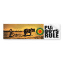 Plow Boys Rule bumper stickers