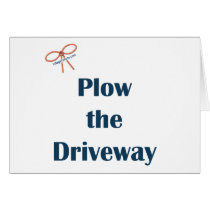 Plow The Driveway Reminders