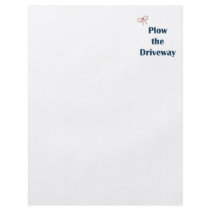 Plow The Driveway Reminders flyers