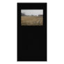Plowed Field in Winter. Scenic. Picture Card