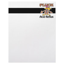 Pluck Acid Reflux Awareness Design Personalized Letterhead