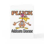 Pluck Addisons Disease Awareness Design cards