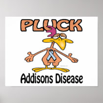 Pluck Addisons Disease Awareness Design Poster