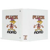 Pluck ADHD Awareness Design Vinyl Binders