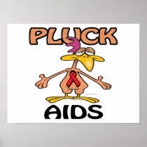 Pluck AIDS Awareness Design Poster
