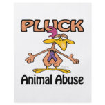 Pluck Animal Abuse Awareness Design Flyer Design