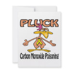 Pluck Carbon Monoxide Poisoning Awareness Design Personalized Invitations