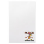 Pluck Carbon Monoxide Poisoning Awareness Design Personalized Stationery