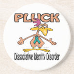 Pluck Dissociative Identity Disorder Beverage Coaster