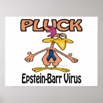 Pluck Epstein-Barr Virus Awareness Design Poster