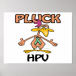 Pluck HPV Awareness Design Poster