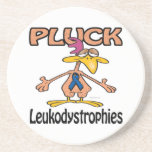 Pluck Leukodystrophies Awareness Design Beverage Coasters