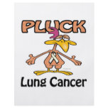 Pluck Lung Cancer Awareness Design flyers