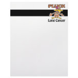 Pluck Lung Cancer Awareness Design Letterhead
