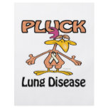 Pluck Lung Disease Awareness Design flyers